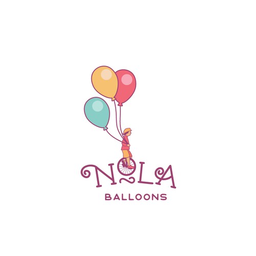 balloon logo design