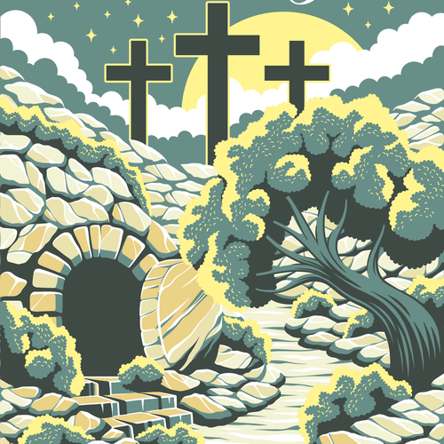 Christian t-shirt with the title 'Walk With Jesus'