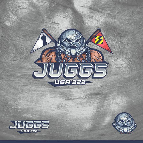 Sailboat logo with the title 'Illustrative logo for a sailboat racing team'