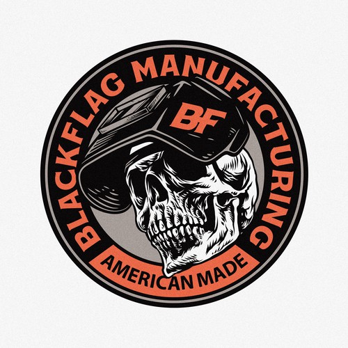 Manufacturing design with the title 'Blackflag MFG'