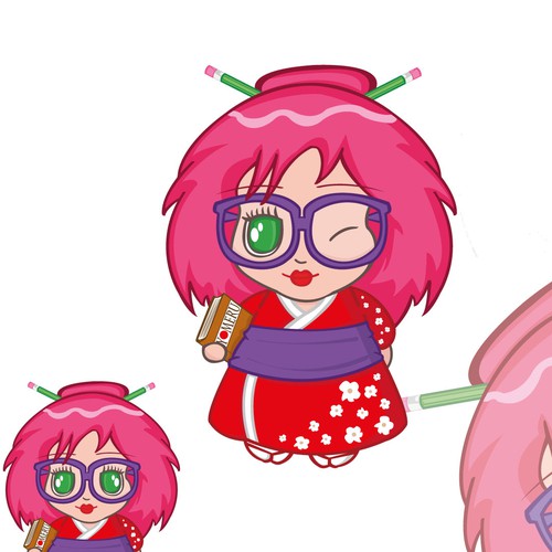 Anime logo with the title 'Anime Geisha'