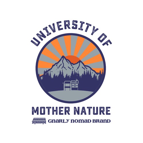 University design with the title 'University of Mother Nature'
