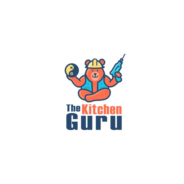 Engineering logo with the title 'kitchen guru'
