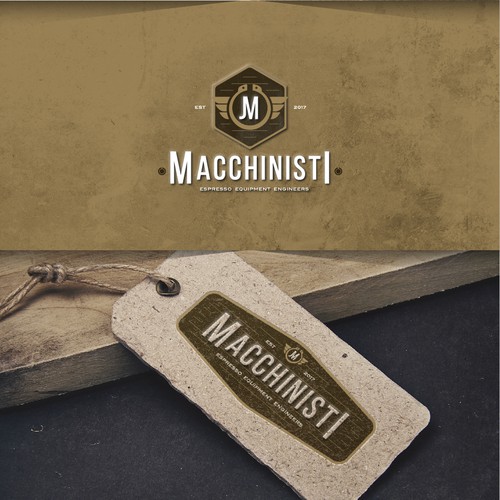 Espresso logo with the title 'Macchinisti'