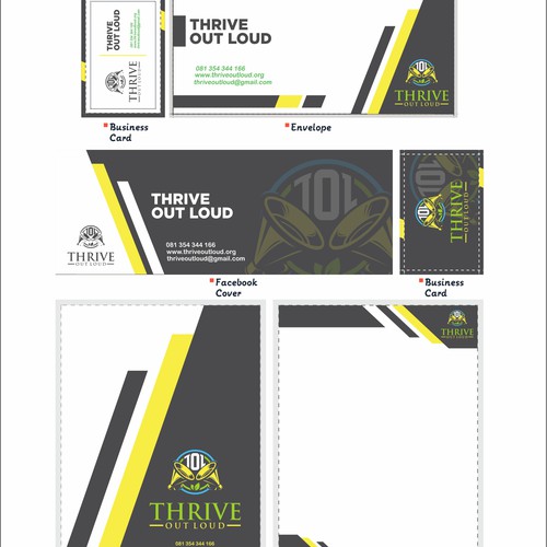 Thrive design with the title 'Thrive Out Loud'