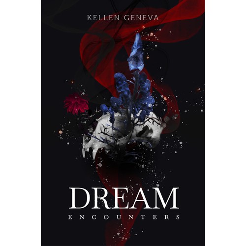 Wolf book cover with the title 'death and dreams'