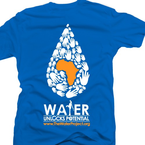 Community t-shirt with the title 'T-shirt design for The Water Project'