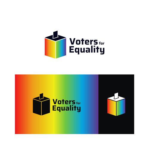 Design with the title 'Voters For Equality'