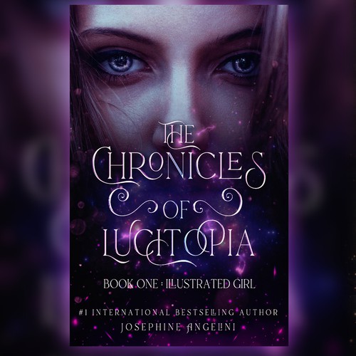 Magic book cover with the title 'The Chronicles of Lucitopia'