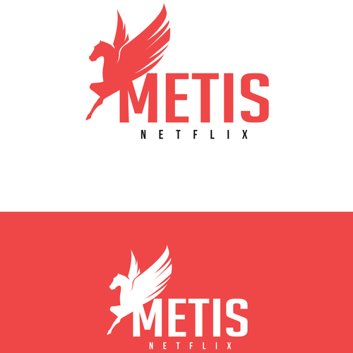 Best logo with the title 'Netflix Logo + Goddess Metis Mashup!'