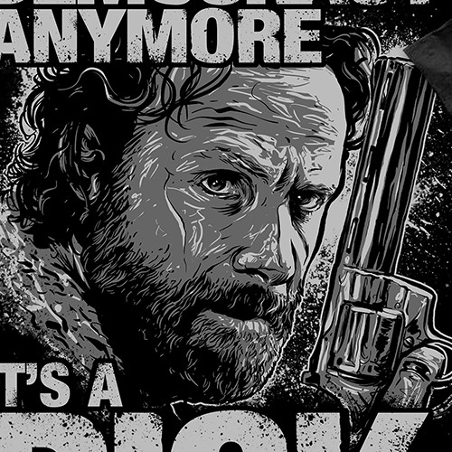 T-shirt with the title 'Simple T-Shirt Design for an Awesome TV Show'