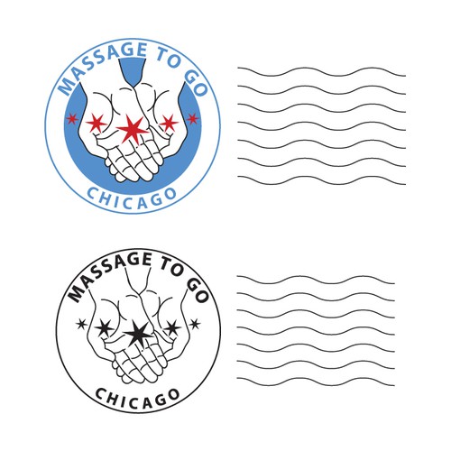 Pdf logo with the title 'Massage Studio Logo'