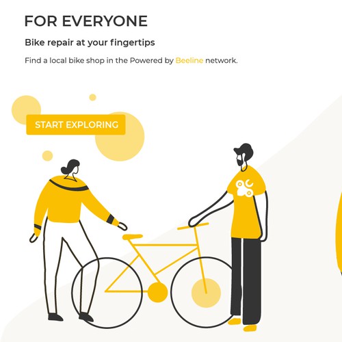 Minimal illustration with the title 'Illustration for website header'