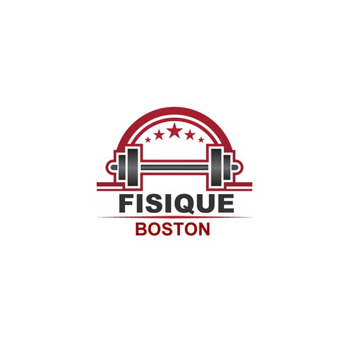 Bodybuilding logo with the title 'Modren logo for fitness and gym Club'