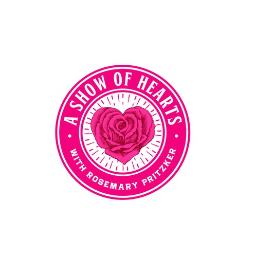 Image design with the title 'A Show of Hearts'