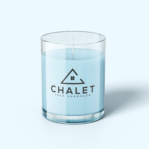 Candle logo with the title 'Logo design for a candle company'