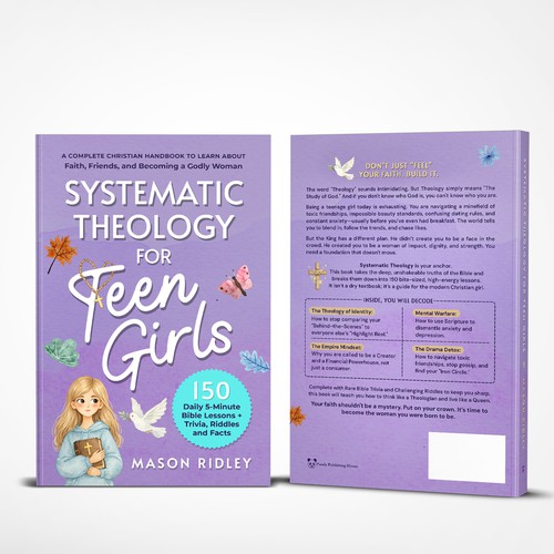 Girl book cover with the title 'Christian Teen Girl’s Handbook'