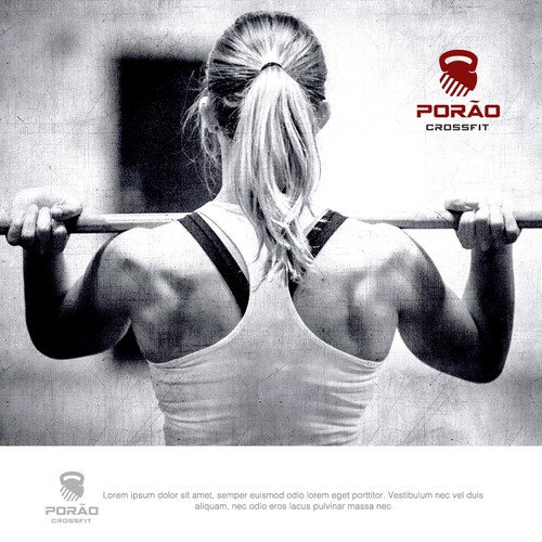CrossFit logo with the title 'Porao crossfit'
