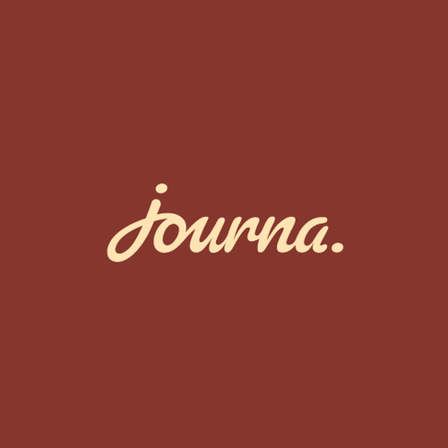 Bookkeeping logo with the title 'Journa, wordmark concept '