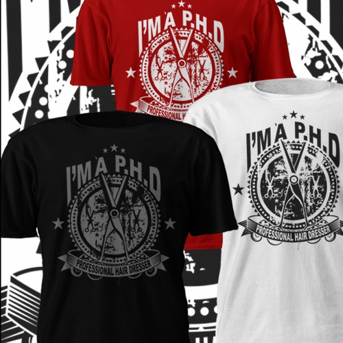 Distressed t-shirt with the title 'Hairstylist t-shirt - GUARANTEED'