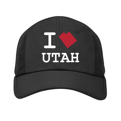 Cap design with the title 'I LOVE UTAH CAP'
