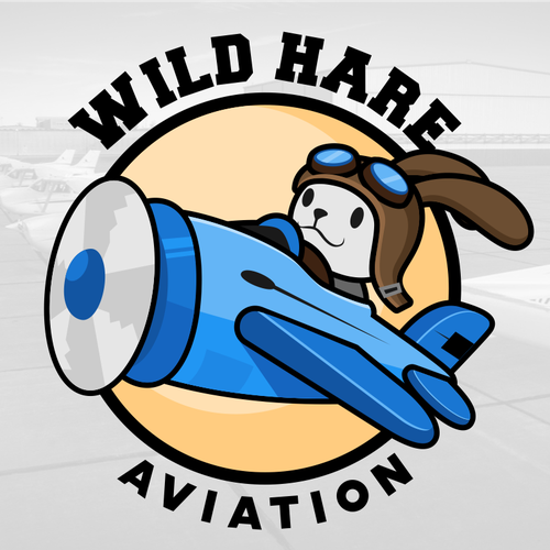 Aviator logo with the title 'Wild Hare Pilot'