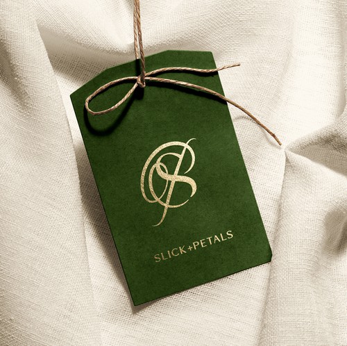 Farmasi logo with the title 'Elegant Monogram Logo Design for Slick + Petals'