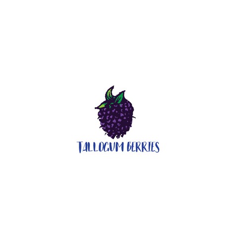 Work logo with the title 'Nice little logo for berries shop'