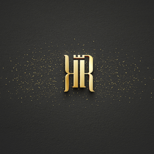 Royal design with the title 'Luxurious logo design with initials K and R. '