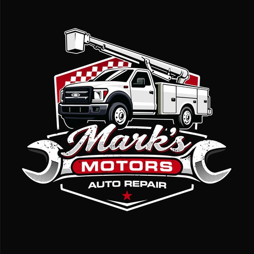 Automotive logo with the title 'Auto Repair'