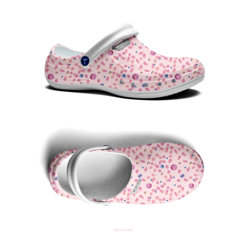 Medical artwork with the title 'Medical pattern for clogs'