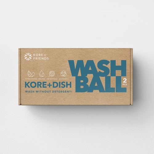 Eco-friendly packaging with the title 'Eco-cleaning Products'