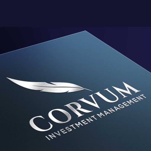 Bird logo with the title 'Won design for Corvum Investment Management'