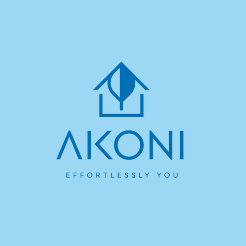 Blue brand with the title 'AKONI'