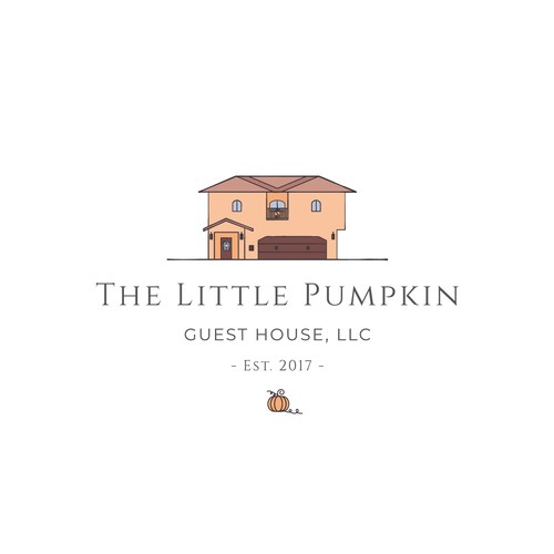 Vacation logo with the title 'The Little Pumpkin Guest House in sunny San Diego CA'