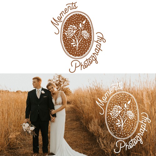 Traveling design with the title 'Moments Photography'