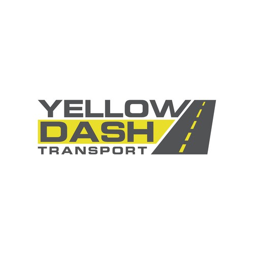 Cargo design with the title 'Yellow Dash Transport'