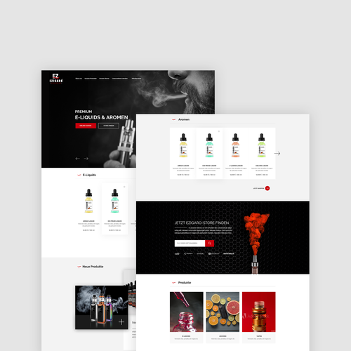 Web store outlet design