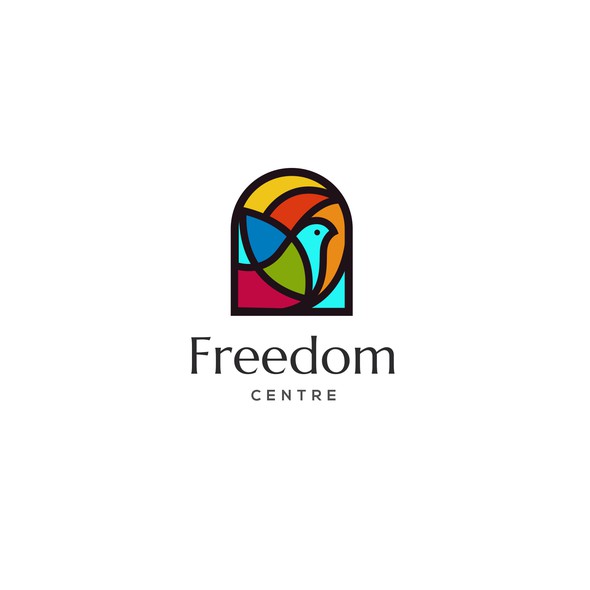 Dove logo with the title 'Freedom Centre Logo'