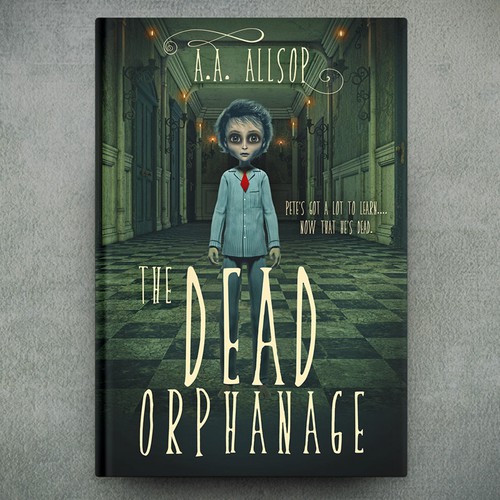 Young adult book cover with the title 'The Dead Orphanage Book Cover'