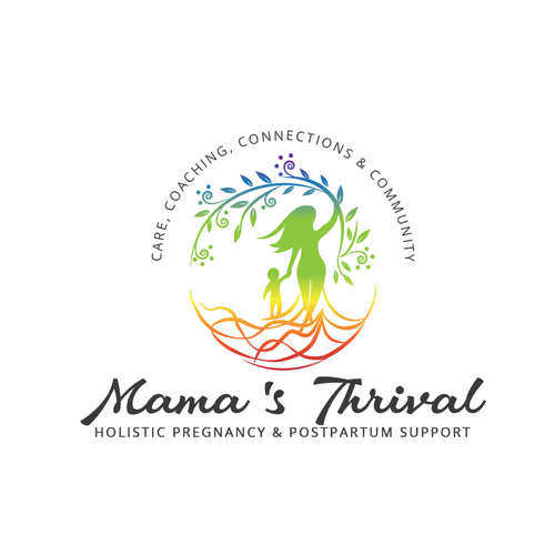 Tribal logo with the title 'Logo for new Pregnancy & Postpartum Support Business'