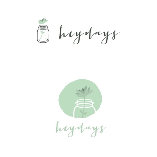 Delicate logo with the title 'Create a logo for Heydays a fun 'indie' event styling company.'