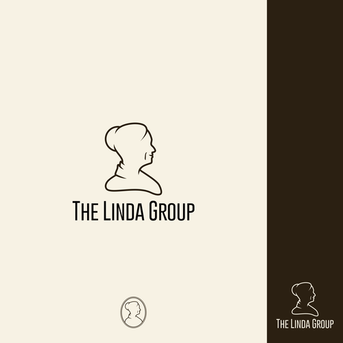 Lady logo with the title 'Old lady logo'