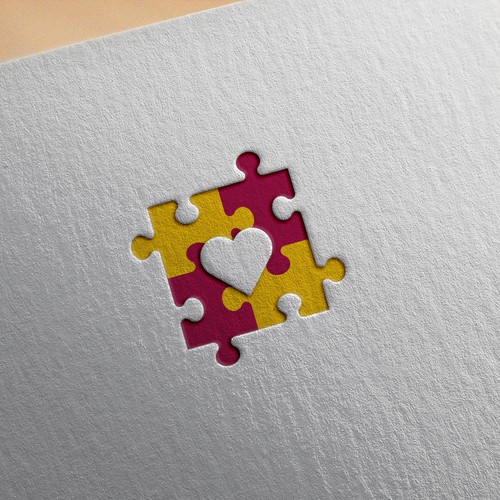 Puzzle logo with the title 'Pazzle logo'