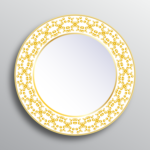 Plate design with the title 'Gold Plate Design '
