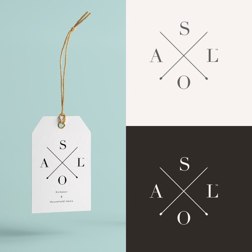 Knitting design with the title 'saol'