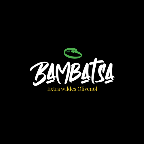Olive oil logo with the title 'BAMBATSA Olive oil - Logo Concept'