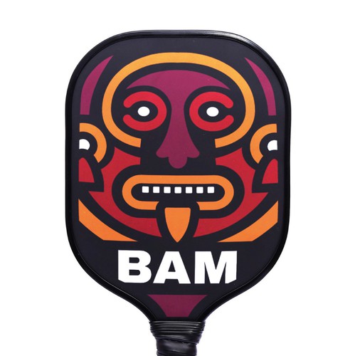 Aztec design with the title 'pickleball raquet'