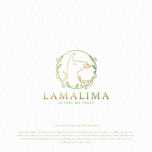 Llama design with the title 'LAMA LIMA'
