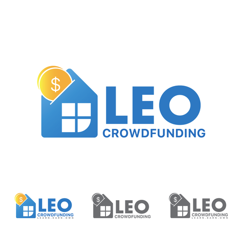 Crowdfunding logo with the title 'LEO Crowdfunding'